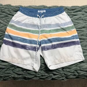 Maamgic Men’s Swim Trunks | Striped | Medium
